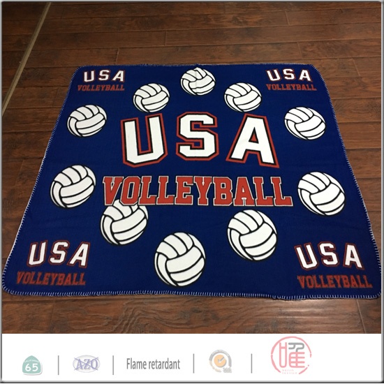USA Volleyball design fleece blanket