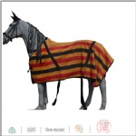 Printed fleece horse blanket